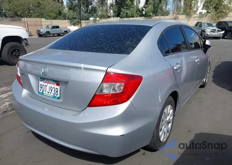 2012 Honda Civic Lx from USA, damaged, VIN 19XFB2F54CE354070